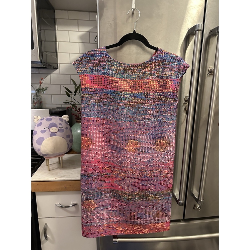 Cynthia Steefe Courtney Shift Multi-Color Aztec Size 0 Sleevelass Perfec Pattern